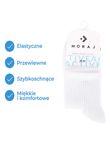 Za kostkę - Zaawansowane skarpety sportowe unisex za kostkę BIAŁY - produkt 2