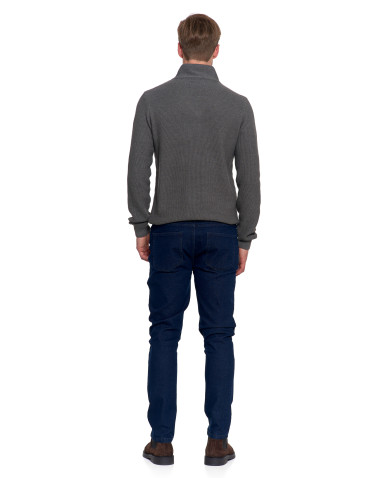 Spodnie - Spodnie męskie jeansy proste nogawki JEANS - produkt 3