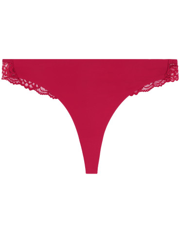 Stringi - Majtki stringi damskie z koronką 6-pak WIELOKOLOROWY - produkt 3