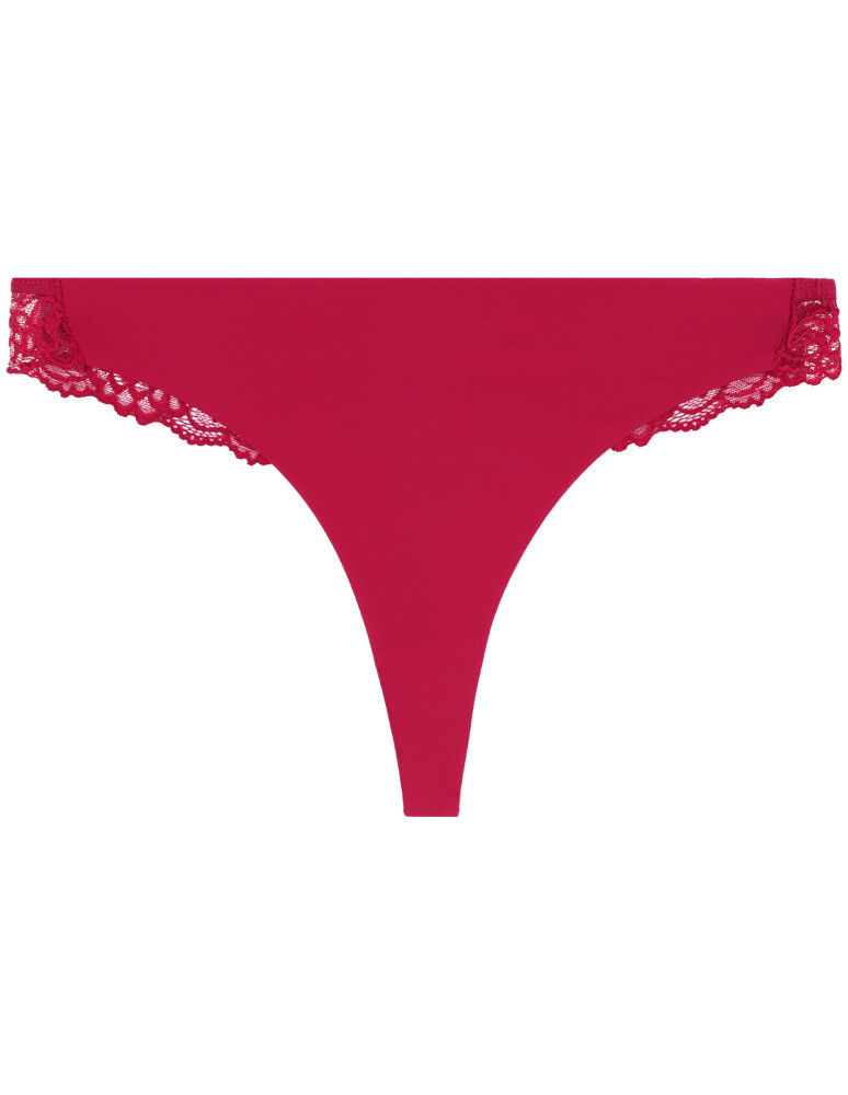 Stringi - Majtki stringi damskie z koronką 6-pak WIELOKOLOROWY - produkt moraj.pl 3