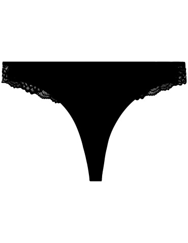 Stringi - Majtki stringi damskie z koronką 6-pak WIELOKOLOROWY - produkt 4