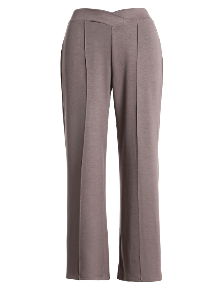 Spodnie - Spodnie damskie z szeroką nogawką MOKKA - produkt moraj.pl 9