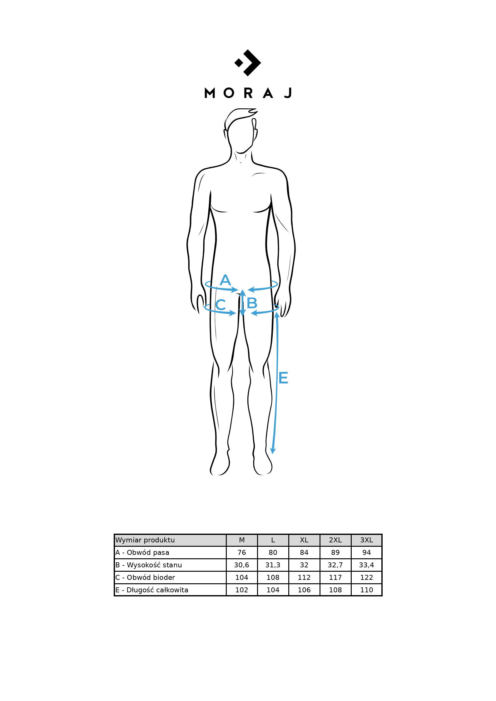 Męskie spodnie dresowe z prostą nogawką