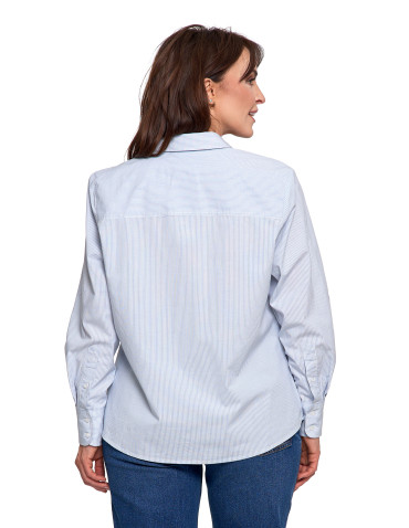 Bluzki i koszule - Koszula damska z długim rękawem bawełniana WZÓR 1 - produkt 5