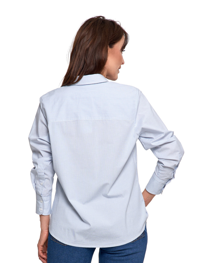 Bluzki i koszule - Koszula damska z długim rękawem bawełniana WZÓR 1  - produkt moraj.pl 9