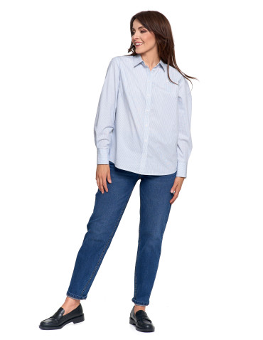 Bluzki i koszule - Koszula damska z długim rękawem bawełniana WZÓR 1 - produkt 11