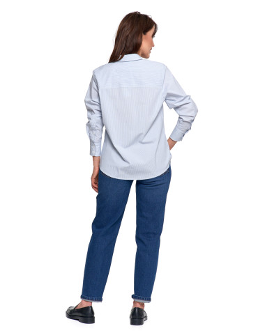 Bluzki i koszule - Koszula damska z długim rękawem bawełniana WZÓR 1 - produkt 14