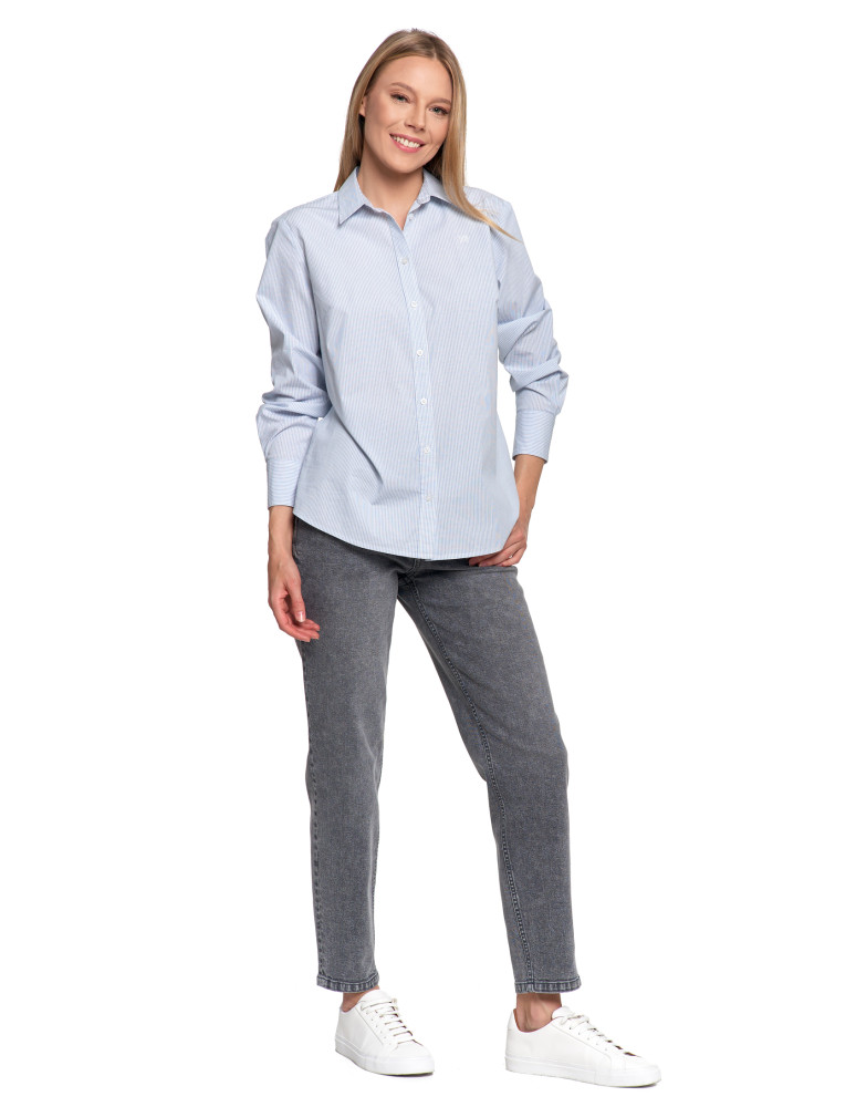 Bluzki i koszule - Koszula damska z długim rękawem bawełniana WZÓR 1  - produkt moraj.pl 18