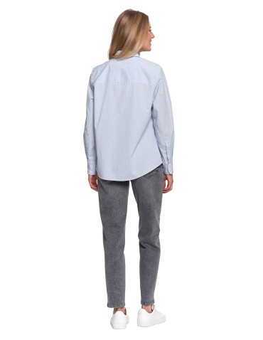 Bluzki i koszule - Koszula damska z długim rękawem bawełniana WZÓR 1 - produkt 20