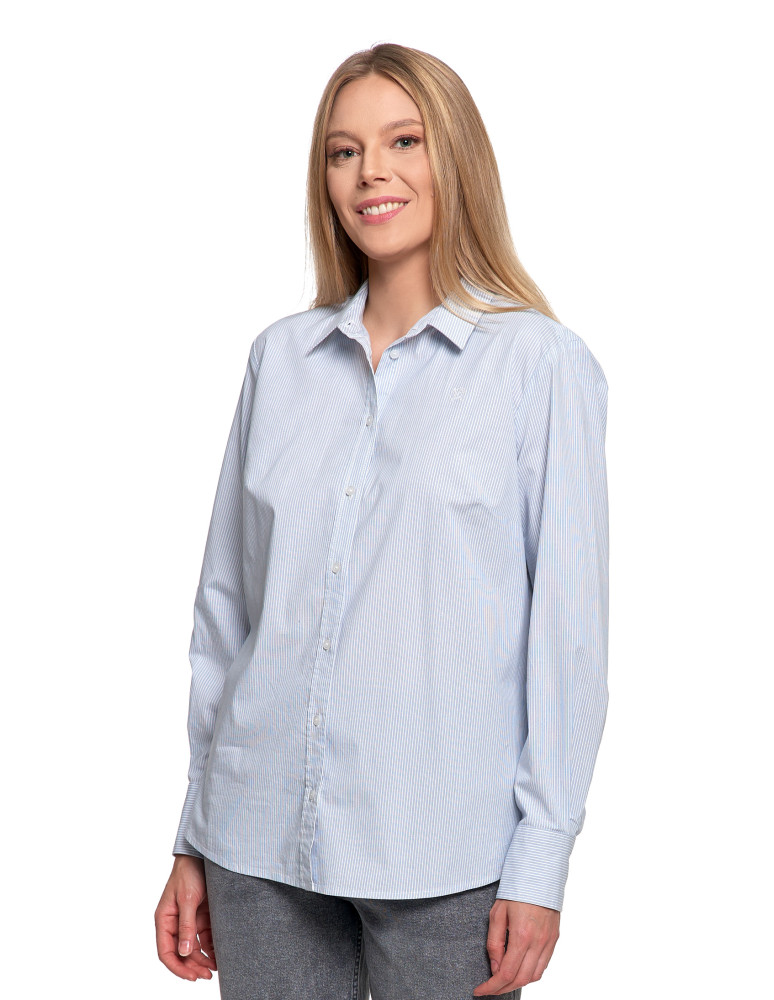 Bluzki i koszule - Koszula damska z długim rękawem bawełniana WZÓR 1  - produkt moraj.pl 21