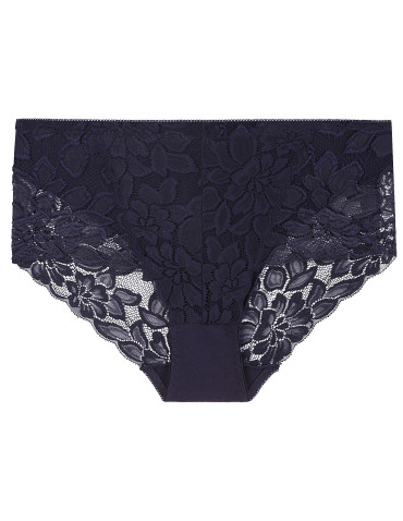 Figi - Damskie majtki figi z wysokim stanem i koronką bawełna 4-pak WIELOKOLOROWY 1 - produkt 3