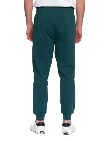 On - Męskie spodnie dresowe joggery z kieszeniami ocieplane ZIELONY - produkt 6