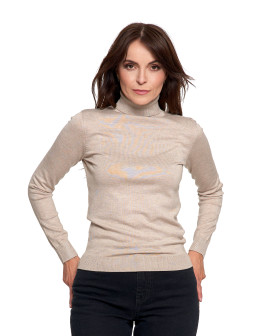 Damski golf sweter z wiskozy