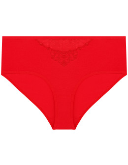 Majtki figi damskie maxi bikini z siateczką i koronką 4-pak - produkt 2