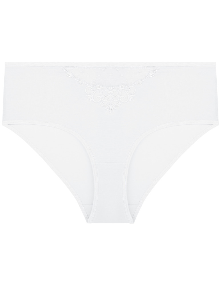 Nowości - Majtki figi damskie maxi bikini z siateczką i koronką 4-pak WIELOKOLOROWY  - produkt moraj.pl 4