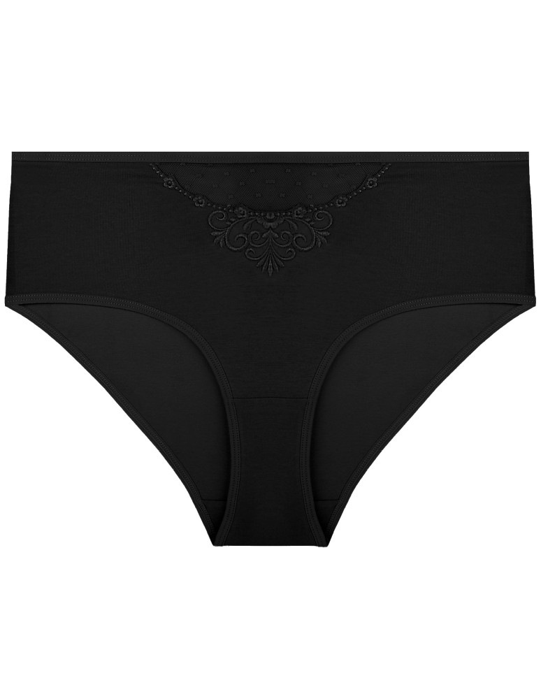 Nowości - Majtki figi damskie maxi bikini z siateczką i koronką 4-pak WIELOKOLOROWY  - produkt moraj.pl 5