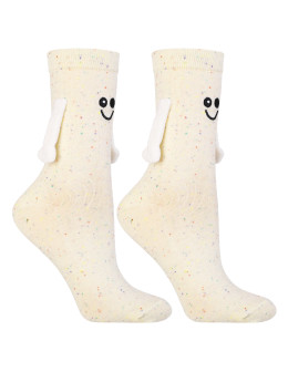 Skarpetki damskie Friendsy z magnetycznymi rączkami wesołe - produkt 2