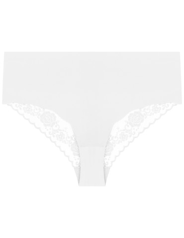 Figi - Majtki damskie figi maxi bikini laserowo cięte koronka 6-pak WIELOKOLOROWY - produkt 4