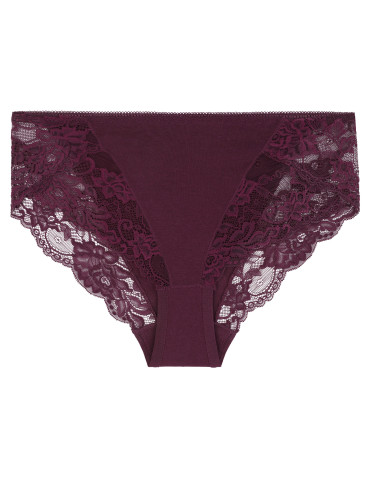 Figi - Majtki damskie figi bikini bawełniane z koronką 6-pak WIELOKOLOROWY 1 - produkt 3