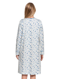 Koszula nocna damska z długim rękawem bawełniana luźna  - produkt 2