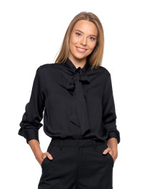 Koszula damska z kokardą pod szyją  - produkt 2