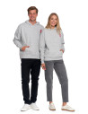 Bluza unisex z kapturem z japońskim motywem fali SZARY