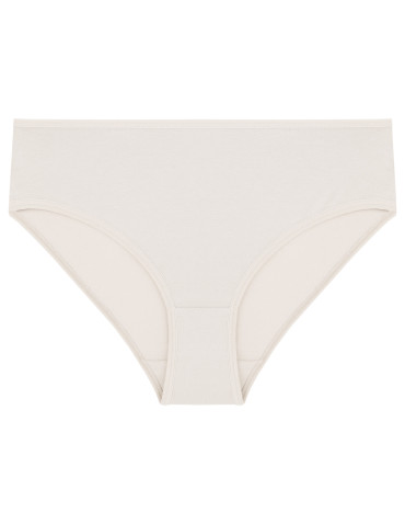 Figi - Majtki figi bikini damskie bawełniane 3-pak BEŻOWY - produkt 2