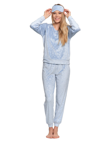 Piżama damska welurowa z...