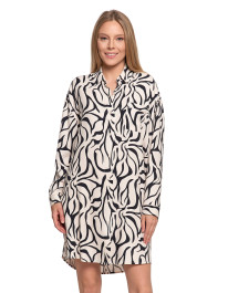 Koszula nocna damska wiskozowa z długim rękawem  - produkt 2