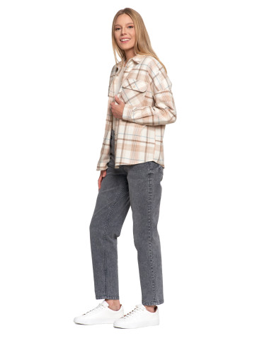 Bluzki i koszule - Koszula damska flanelowa w kratkę bawełniana WZÓR 1 - produkt 10