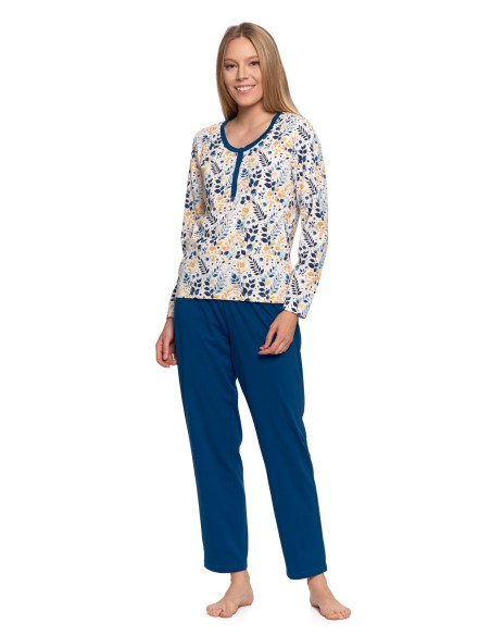 Piżama damska bawełniana z...