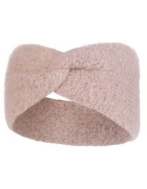 Damska opaska na uszy dzianinowa z węzłem