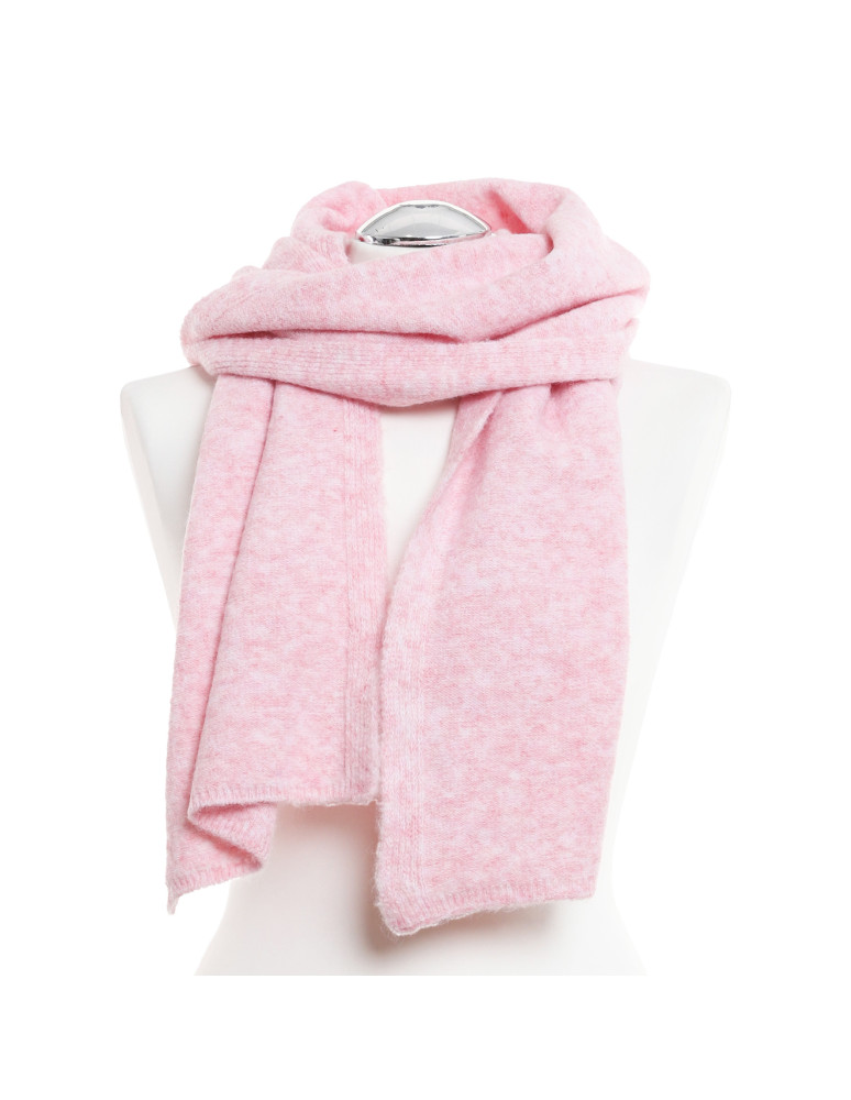 Szale i chusty - Damski szal z wełną RÓŻOWY - produkt moraj.pl 1