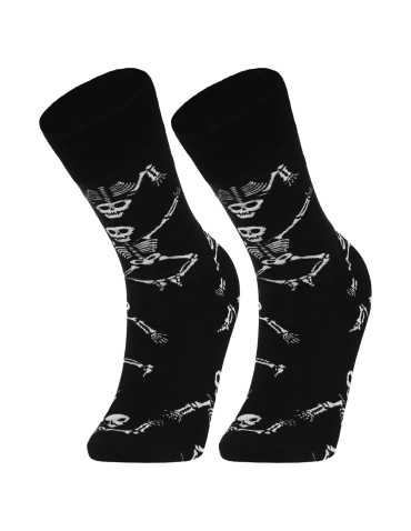 Długie - Skarpetki męskie długie halloween CZARNY - produkt 1