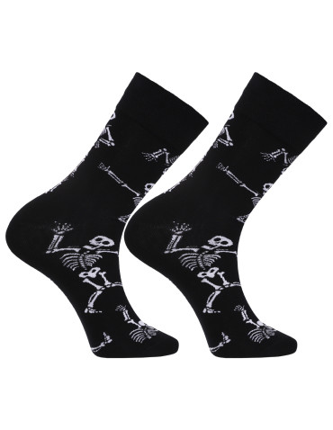 Długie - Skarpetki męskie długie halloween CZARNY - produkt 2