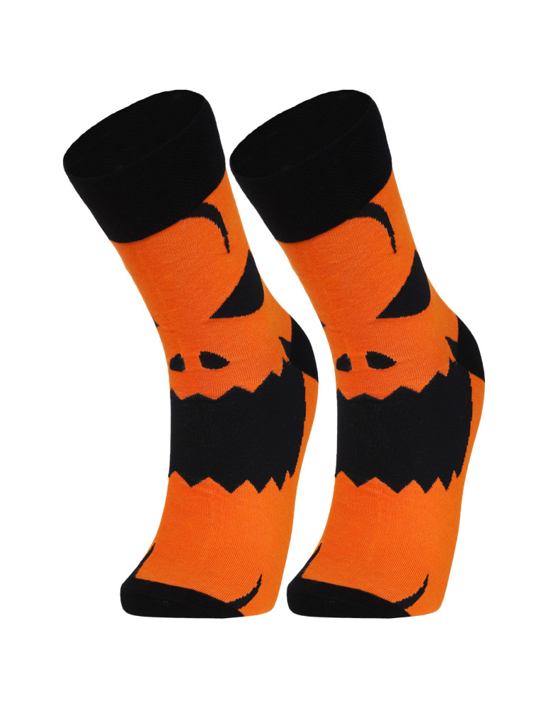 Długie - Skarpetki męskie długie halloween POMARAŃCZOWY - produkt moraj.pl 1