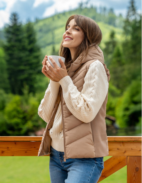 Damska kamizelka krótka...