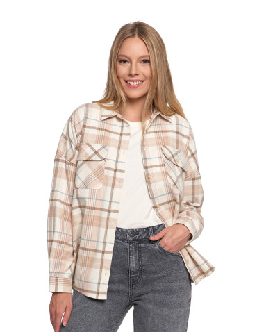 Bluzki i koszule - Koszula damska flanelowa w kratkę bawełniana WZÓR 1 - produkt 6