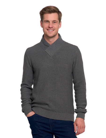 Męski sweter dzianinowy ze...