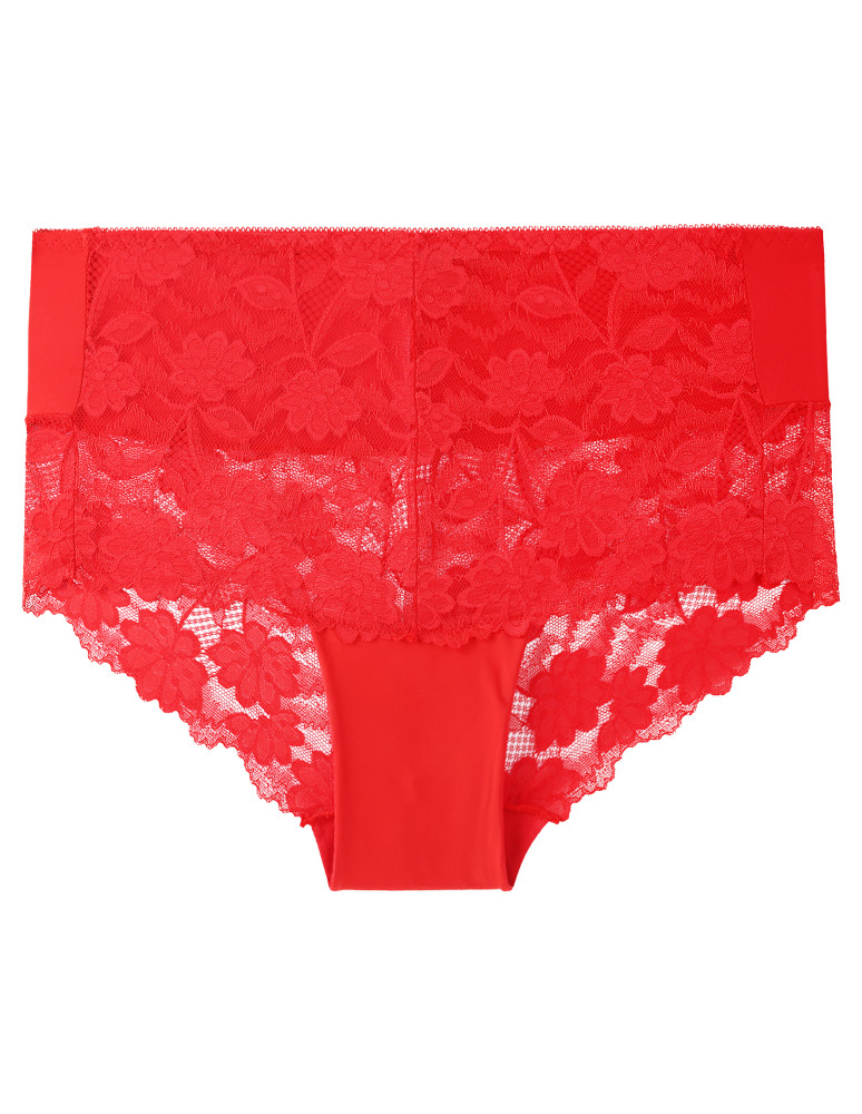 Figi - Majtki damskie figi z wysokim stanem koronkowe 6-pak WIELOKOLOROWY - produkt moraj.pl 2