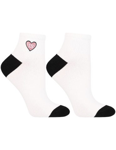 Za kostkę - Skarpetki damskie za kostkę z haftem 3-pak WIELOKOLOROWY - produkt 3