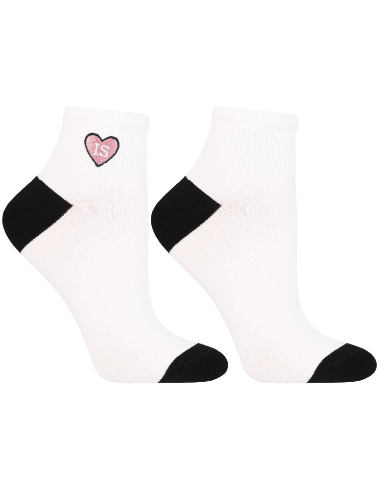 Za kostkę - Skarpetki damskie za kostkę z haftem 3-pak WIELOKOLOROWY - produkt moraj.pl 3