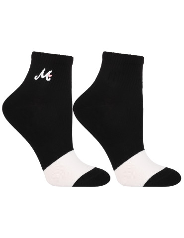 Za kostkę - Skarpetki damskie za kostkę z haftem 3-pak WIELOKOLOROWY - produkt 4