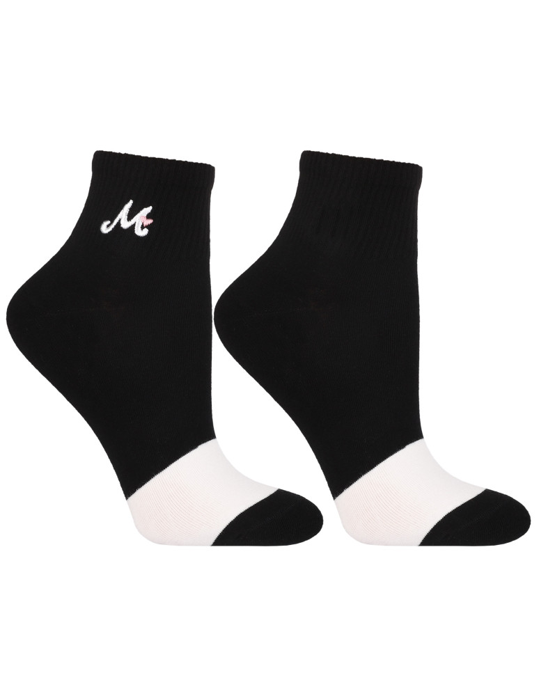 Za kostkę - Skarpetki damskie za kostkę z haftem 3-pak WIELOKOLOROWY - produkt moraj.pl 4