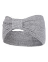 Opaska na uszy damska z miękkiej dzianiny SZARY