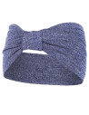 Opaska na uszy damska z miękkiej dzianiny NIEBIESKI