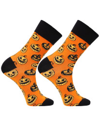 Skarpety męskie długie z motywem halloweenowym