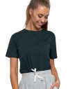 Koszulka damska bawełna Premium T-shirt dekolt okrągły ZIELONY