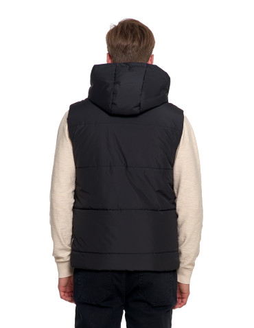 Męska kamizelka pikowana z kapturem bezrękawnik  - produkt 2