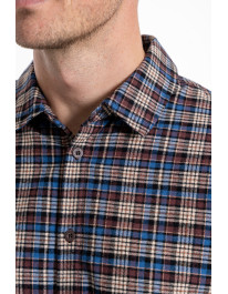 Koszula męska flanelowa w kratę  - produkt 2